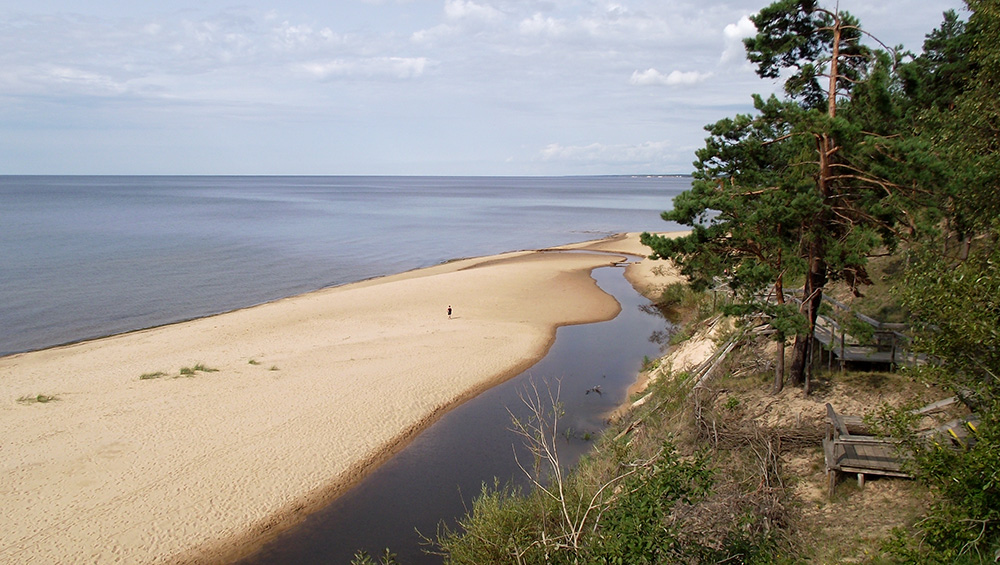 Латвия саулкрасты карта